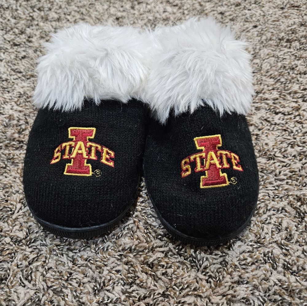 Iowa State Cyclones Fuzzy Slippers